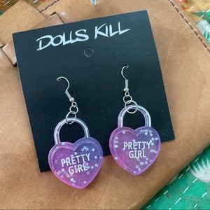 Dolls Kill retro earrings